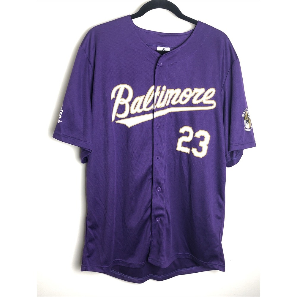 Baltimore Orioles Purple Pride Baseball Jersey XL Royal Farms Ravens